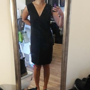 Black sheath dress